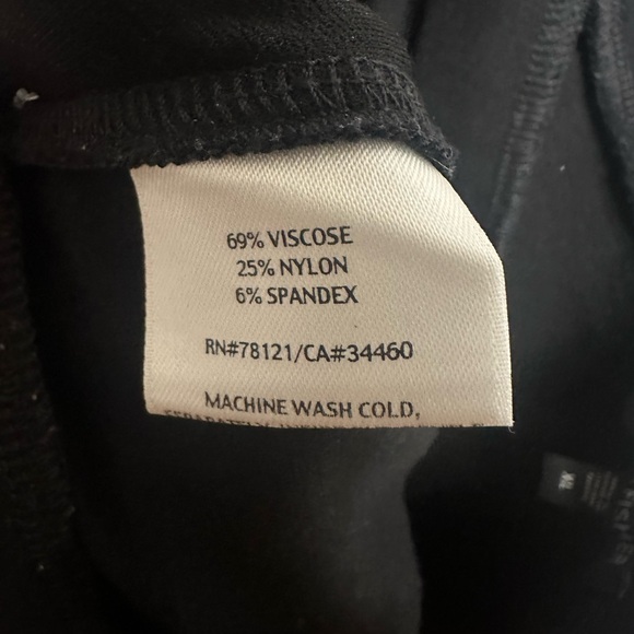 Eileen Fisher Classic Black Wide-Leg Pants - Picture 4 of 6